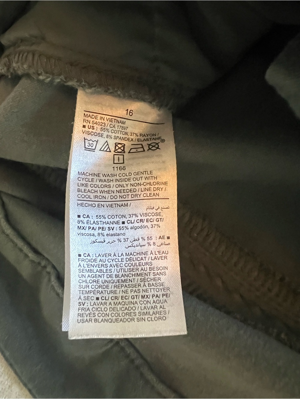 Old Navy High Rise Pixie Skinny Ankle Pants - Dark Teal - Picture 5 of 9